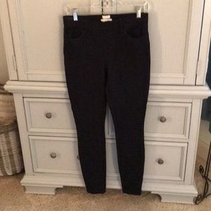 J Crew ponte knit black skinny jeans